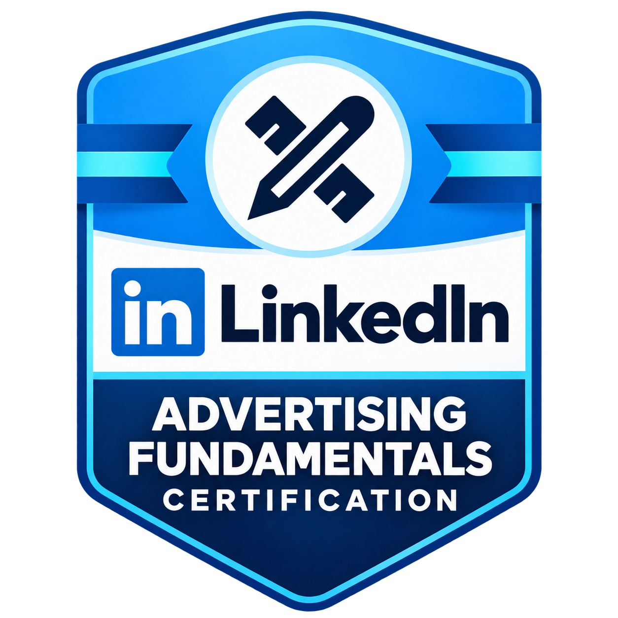 LinkedIn Advertising Fundamentals Certification badge